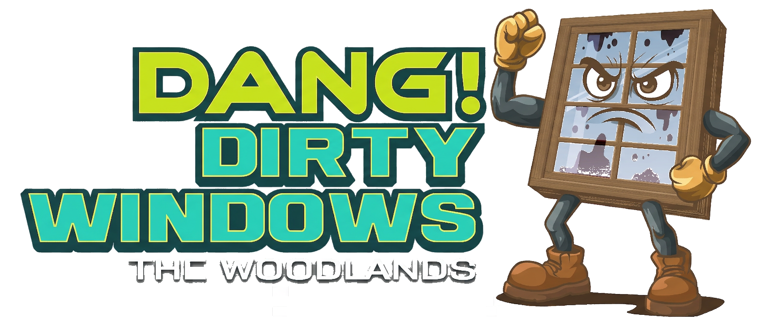 Dang Dirty Windows logo — The Woodlands, TX window cleaning